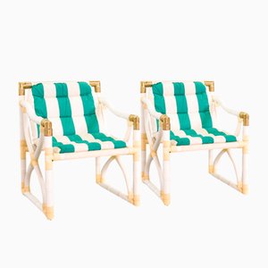 Vintage Sessel aus Bambus, 1970er, 2er Set