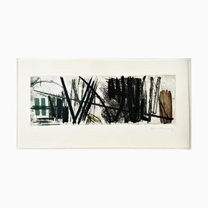 Hans Hartung, Gravure Couleur 3, 1953, Signée