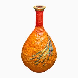 Englische Posy Vase aus Kunstglas von Margaret Johnson, 2000er