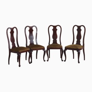 Vintage Dining Room Chair Set from Ludwig, Set of 4