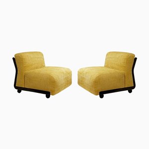 Mid-Century Amanta Lounge Chairs attributed to Mario Bellini for C&B Italia, Set of 2