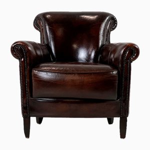 Vintage Club Chair in Sheep Leather