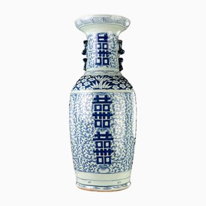 Jarrón chino de porcelana