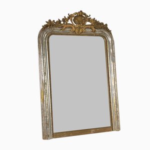 French Silver Plated Mirror