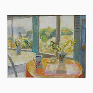 Alice Mumford, Principios de primavera, pintura al óleo, 2024