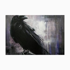 Guusje Bertholet, Raven 2, 2022, Oil on Canvas