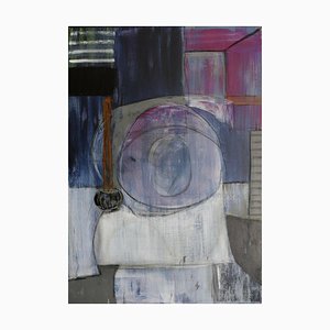 Federico Pinto Schmid, Anime sospese, 2020, Acrylic & Oil Pastel on Canvas