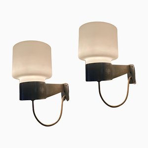 Mid-Century Italian Wall Lights, 1950s, Set of 2