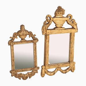 Vintage Gustavian Mirrors, 1850s, Set of 2