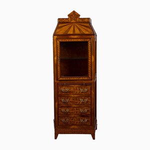 Louis XVI Inlaid Display Cabinet