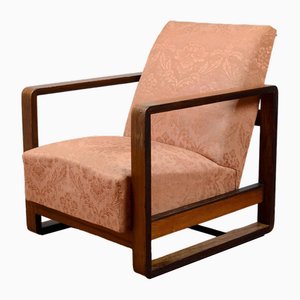Art Deco Two-Tone Streamline Armchair, 1935