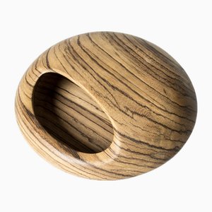 Wenge Nut Cache by Sigvard Nilsson, 1960s