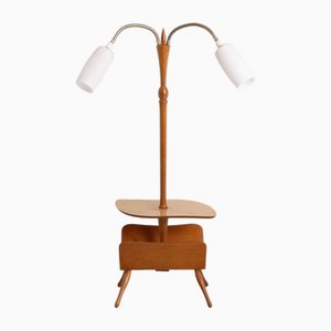 Mid-Century Double Shade Floor Lamp, 1960s