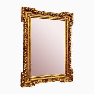 Miroir Napoléon III Doré Biseauté