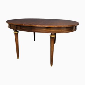 Mahagoni Furnier Tisch im Louis XVI Stil