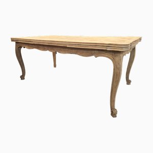 Louis XV Style Table in Pickled Oak