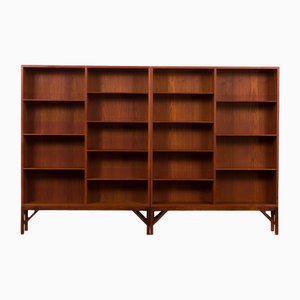 China Series Modular Two Units Bookcase by Børge Mogensen for C.M. Madsen, Denmark, 1960s, Set of 2