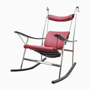 Reflex Rocking Chair in Leather by Peter Opsvik for Stokke, 1984