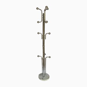 Chromed Metal Coat Rack, 1970s