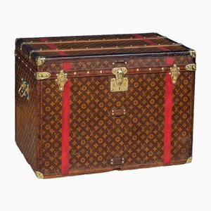 Antique 20th Century Hat Trunk in Monogram Canvas from Louis Vuitton, France, 1910s