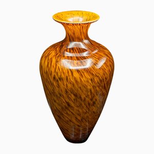 Große italienische Vintage Murano Tiger Vase, 1960er