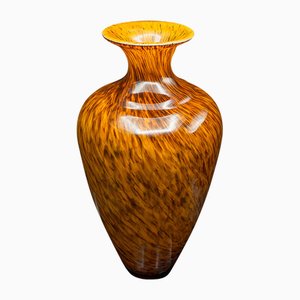 Large Vintage Italian Murano Tiger Vase, 1960s