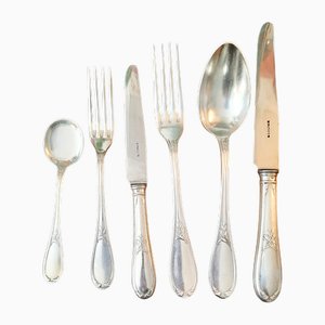 Silver-Plated Cutlery Set from Ercuis, 1940s, Set of 127