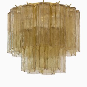 Ceiling Light with Straw Murano Glass, Italy, 1990s