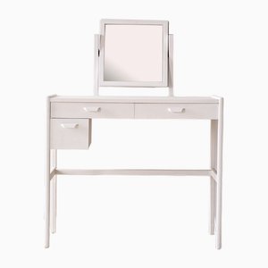 Scandinavian Painted White Dressing Table, 1960s