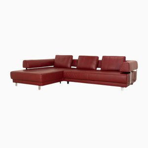 Modell Brand Face Ecksofa aus Leder von Ewald Schillig