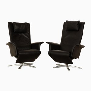 Leather Filou Armchairs from FSM, Set of 2
