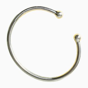 Bracelet Jonc Moderniste en Argent par Peter Von Post, 1973