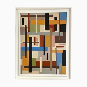 Armilde Dupont, Komposition, 1970er, Öl auf Leinwand