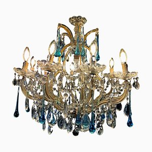 Greta Gargo Tears Murano Chandelier, 1950s