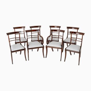 Regency Dining Chairs, Set of 8