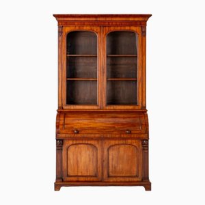 Victorian Secretaire Bookcase in Mahogany, 1860s