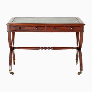 Regency Desk Mahogany X Frame Writing Table