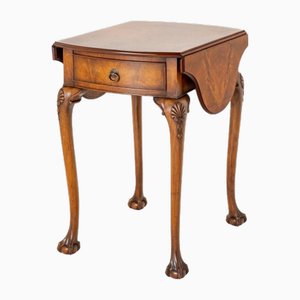 Queen Anne Revival Side Table in Walnut, 1920s