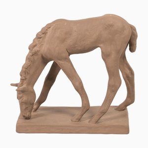 Cavallo in ceramica di Else Bach