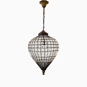 Mid-Century Empire French Hot Air Balloon Chandelier