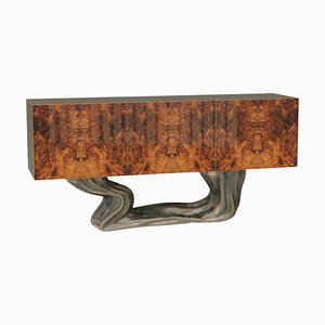 Sideboard in Wood with Walnut Root Veneer by Europa