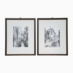 D'Amico, Rio Del Lovo, 1970-1980, Serigraphs, Framed, Set of 2