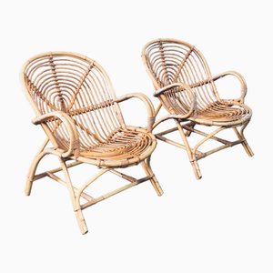 Mid-Century Dutch Trio Lounge Chair Set by Rohe Noordwolde Holland for Rohé Noordwolde, 1960s, Set of 2