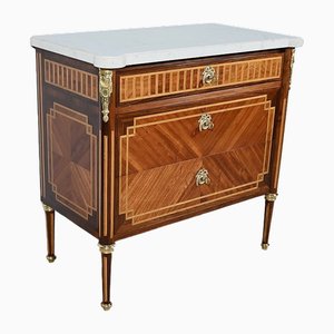 Small Mahogany and Rosewood Commode, Late 19th Century