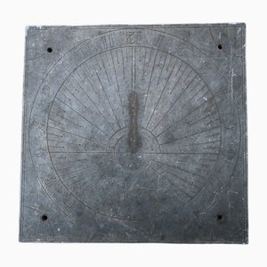 Reloj de sol de pizarra del siglo XIX, Amiens