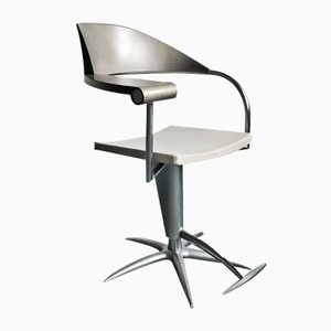 Techno Barber Chair attributed to Philippe Starck for Loreal, France, 1989