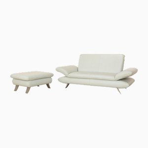 Leather Rossini Sofa Set from Koinor, Set of 2