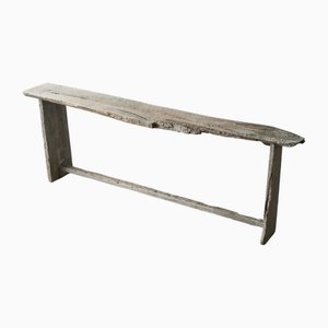 Grande Table Console Antique Wabi Sabi, 19ème Siècle