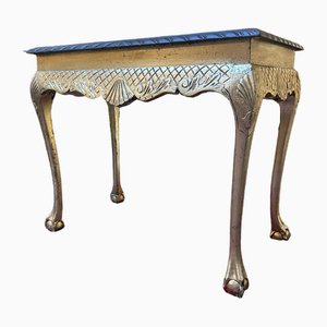 French Gilt Wood Console Table