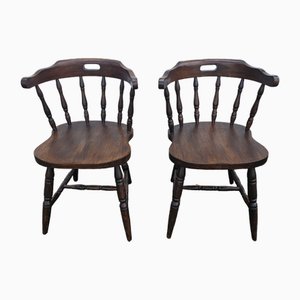 Vintage Bistro Chairs, 1980s, Set of 2
